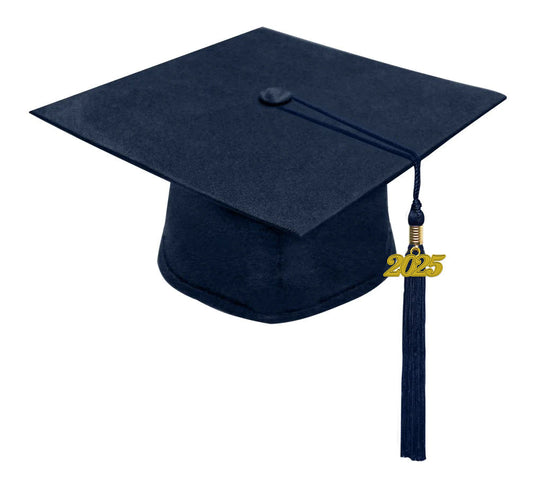 Matte Navy Blue Kindergarten/Preschool Cap & Tassel