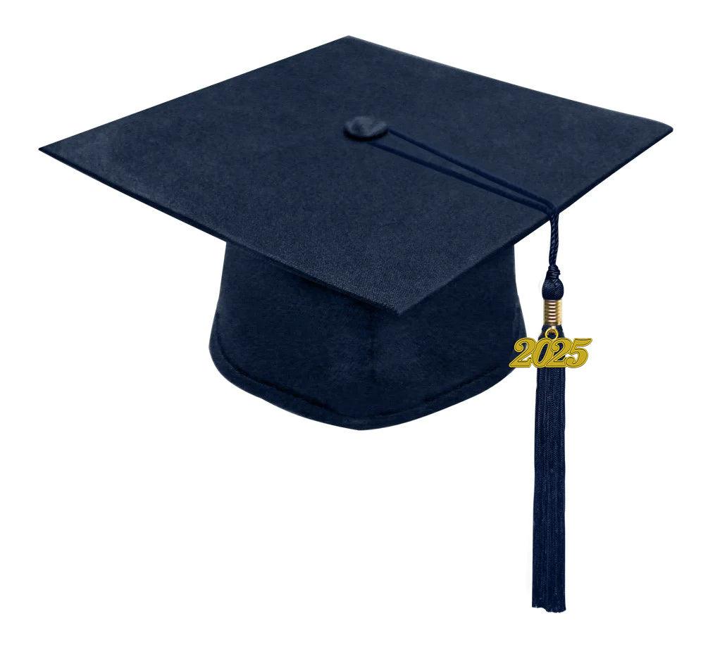 Matte Navy Blue Elementary Cap & Gown - Graduation Seller