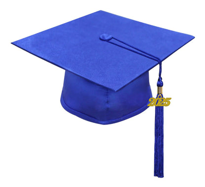 Matte Royal Blue Kindergarten/Preschool Cap & Tassel