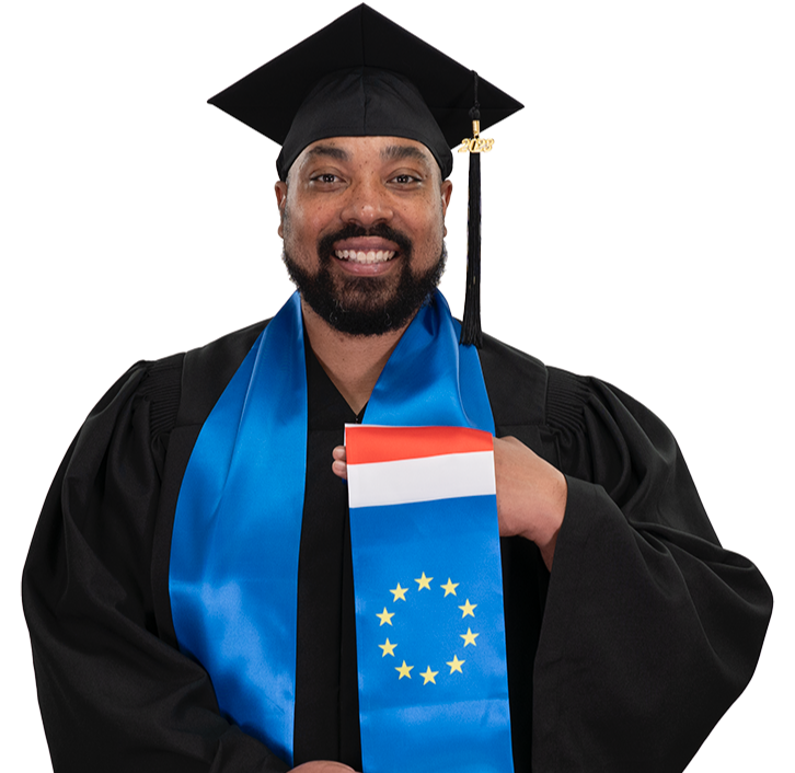 Cape Verde Graduation Stole -  Cape Verde Flag Sash