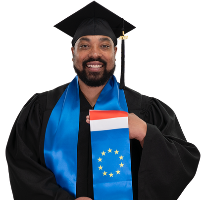 Cape Verde Graduation Stole -  Cape Verde Flag Sash