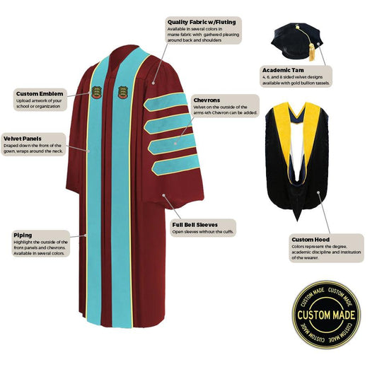 Custom Faculty Regalia Package for Cal Poly Humboldt - Graduation Seller