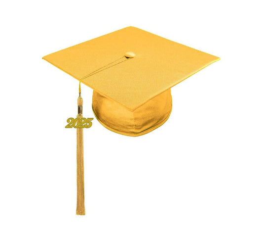 Shiny Antique Gold Elementary Cap & Tassel - Graduation Seller