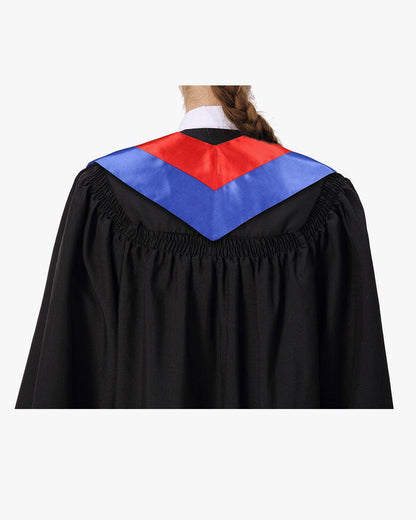 17 Country Flag Graduation Stoles Embroidery Sashes for Study Aboard International Students - Graduation Seller