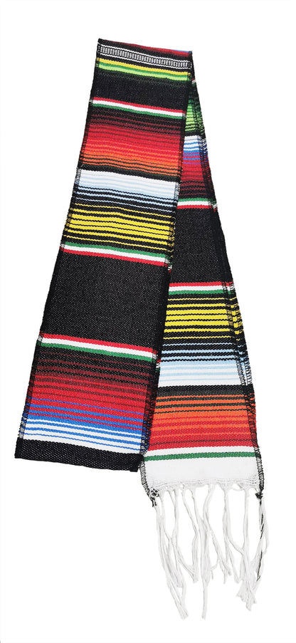 Black Mexican Serape Graduation Stole/Sash