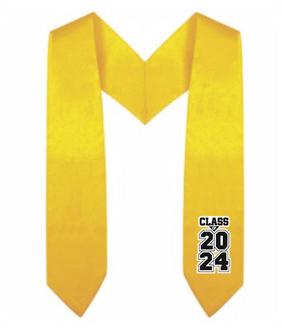 Gold Kindergarten/Preschool Class of Stole