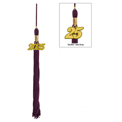 Matte Maroon Kindergarten/Preschool Cap & Tassel