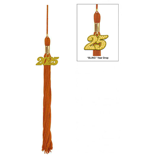 Orange Academic Tassel