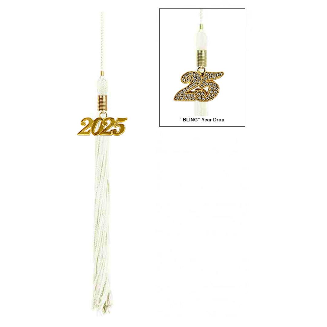 Shiny White Bachelors Academic Cap & Gown - Graduation Seller
