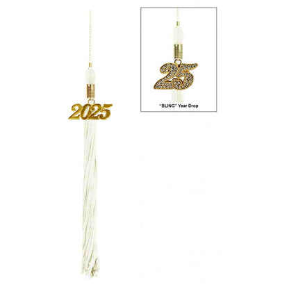 Shiny White Bachelors Academic Cap & Gown - Graduation Seller
