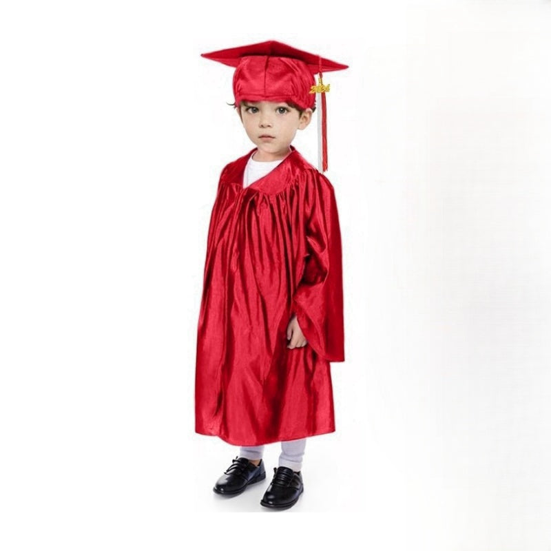 12 Shiny Kindergarten/Preschool Cap & Gown