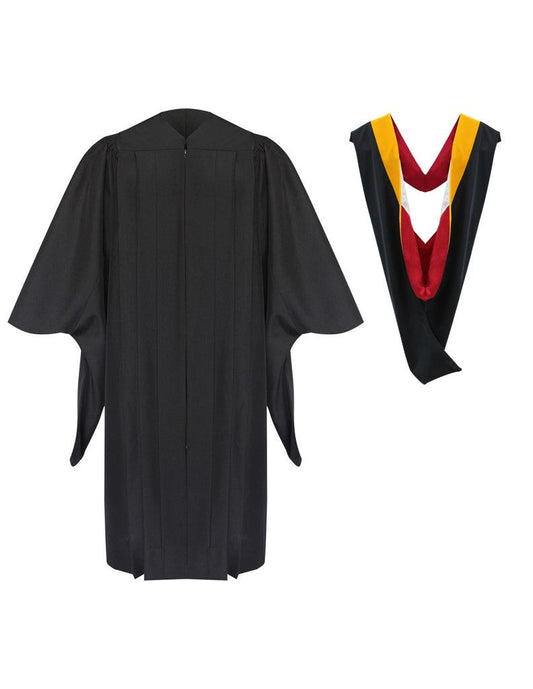 Deluxe Masters Academic Gown & Hood Package - Graduation Seller