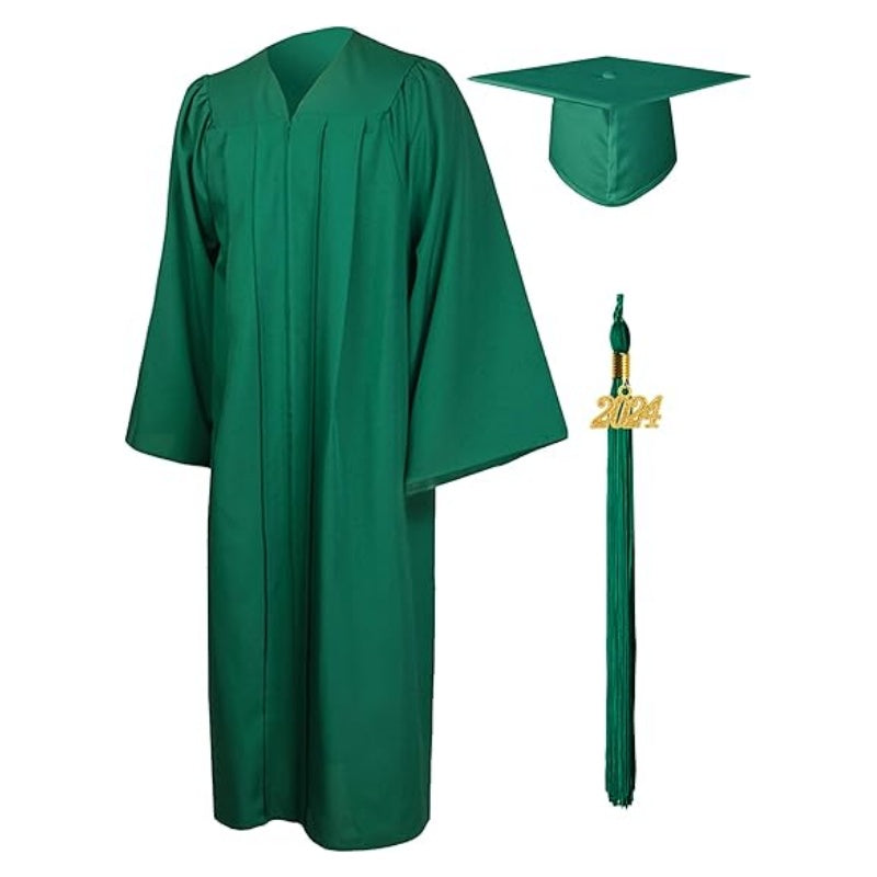 12 Matte Elementary Cap & Gown