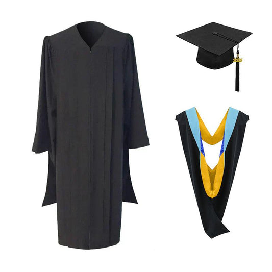 Masters Cap, Gown & Hood Package for UCLA Graduation - Graduation Seller