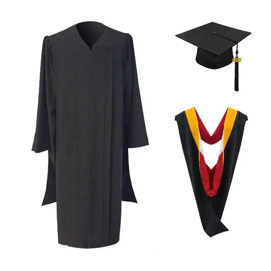 Masters Cap, Gown & Hood Package for Ohio State University Graduation - Graduation Seller