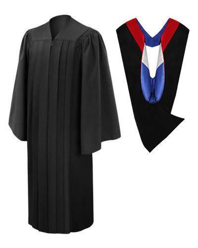 Deluxe Black Bachelors Gown & Hood Package - Graduation Seller