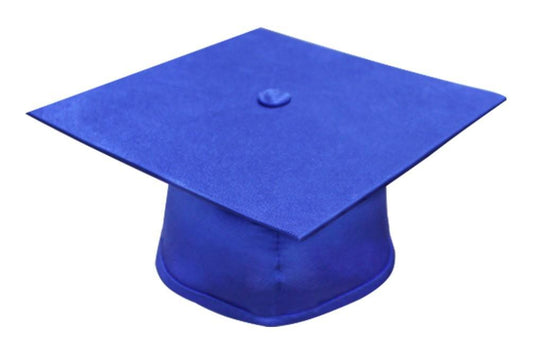 Matte Royal Blue Elementary Cap - Graduation Seller