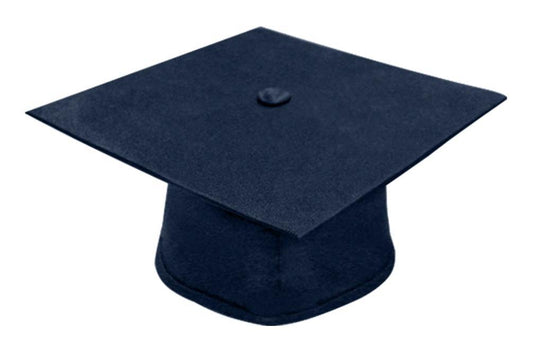 Matte Navy Blue Elementary Cap - Graduation Seller