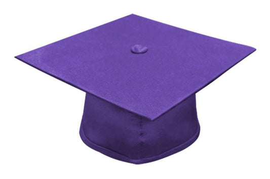 Matte Purple Elementary Cap - Graduation Seller