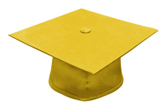 Matte Gold High School Cap - Graduation Seller