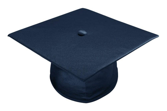 Shiny Navy Blue Bachelors Academic Cap