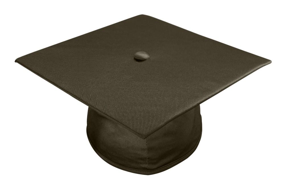 Shiny Brown Bachelors Academic Cap