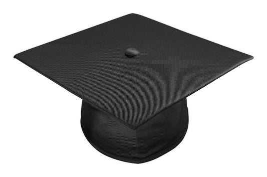 Shiny Black Elementary Cap - Graduation Seller