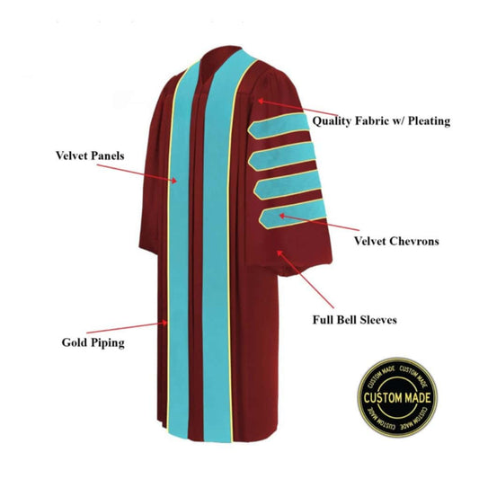 Custom Deluxe Doctoral Gown