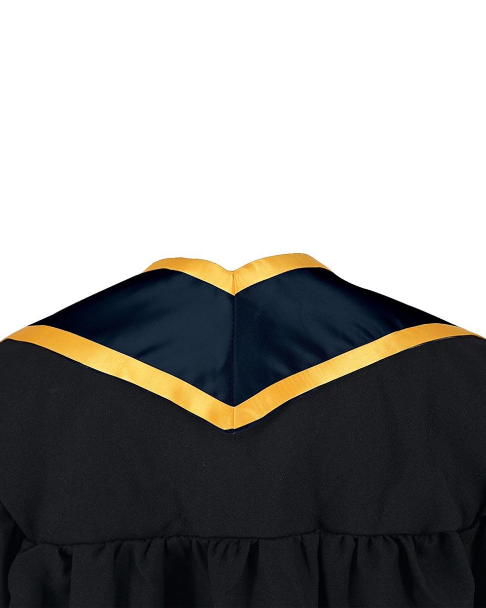 Graduation Stole Angled End With Trim - 11 Colors Available - Graduation Seller