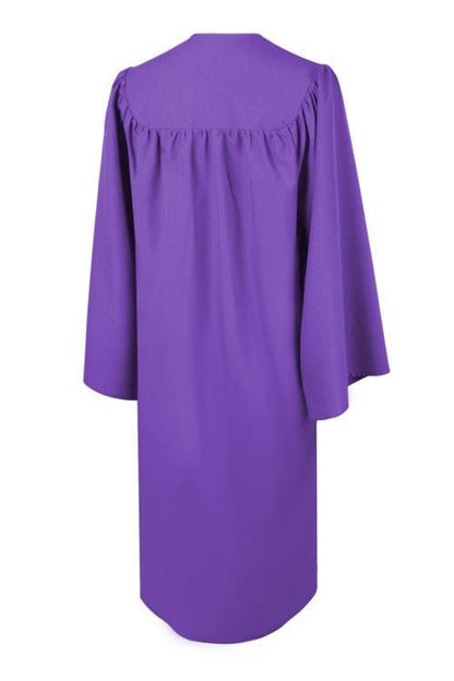 Matte Purple Junior High/Middle School Gown - Graduation Seller