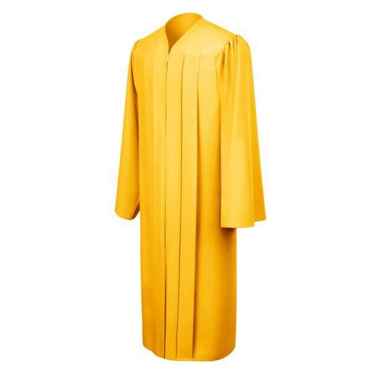 Matte Gold Junior High/Middle School Gown - Graduation Seller