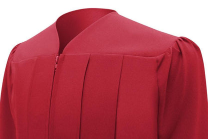 Matte Red Junior High/Middle School Gown - Graduation Seller
