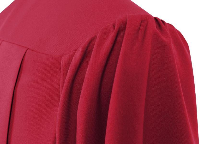 Matte Red Junior High/Middle School Gown - Graduation Seller