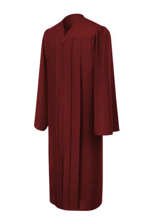 Matte Burgundy Elementary Cap & Gown - Graduation Seller