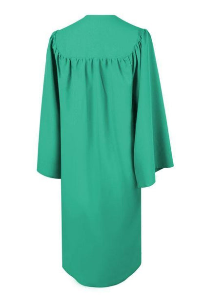 Matte Emerald Green Junior High/Middle School Gown - Graduation Seller