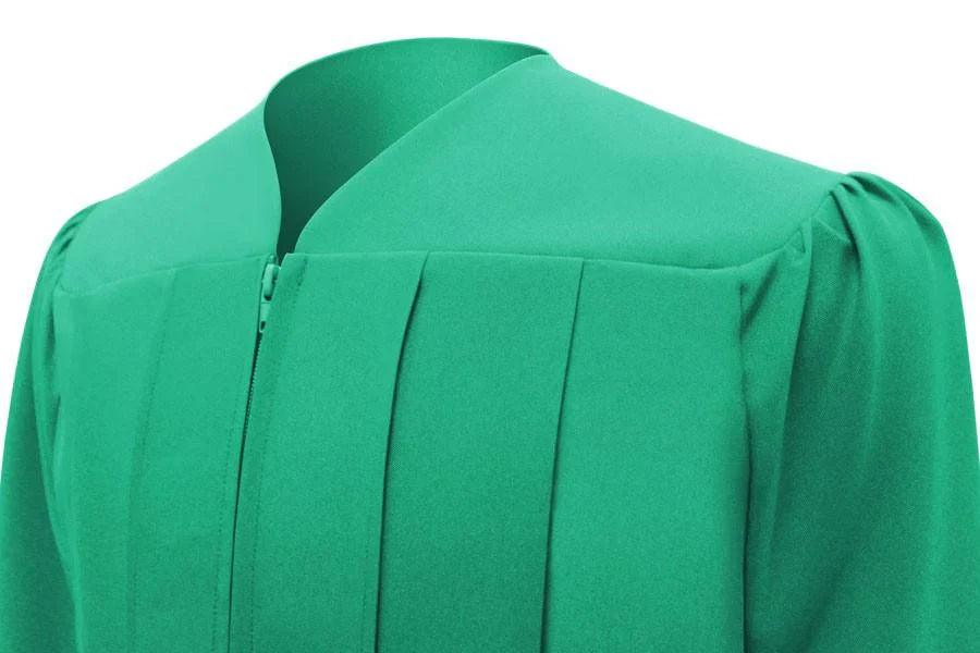 Matte Emerald Green Elementary Cap & Gown - Graduation Seller