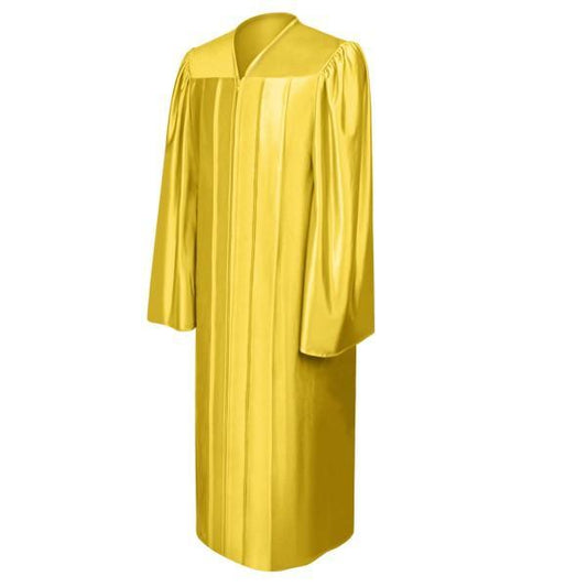 Shiny Gold Junior High/Middle School Gown - Graduation Seller