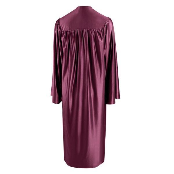 Shiny Maroon Elementary Gown - Graduation Seller