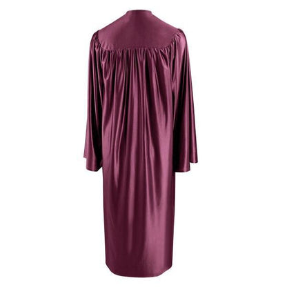 Shiny Maroon Elementary Gown - Graduation Seller