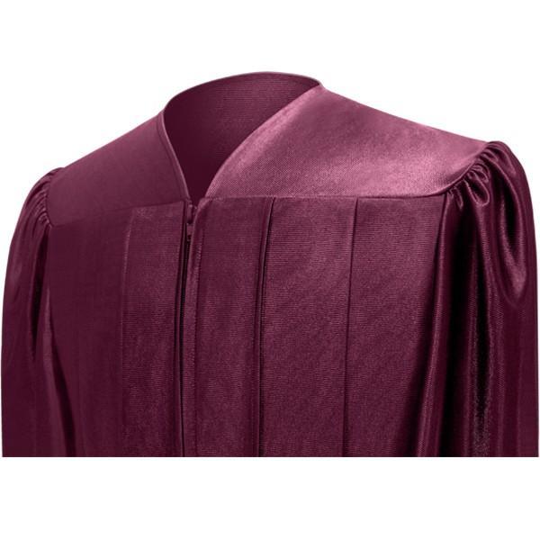 Shiny Maroon Elementary Gown - Graduation Seller
