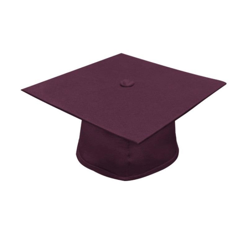 Matte Maroon High School Cap & Gown - Graduation Seller