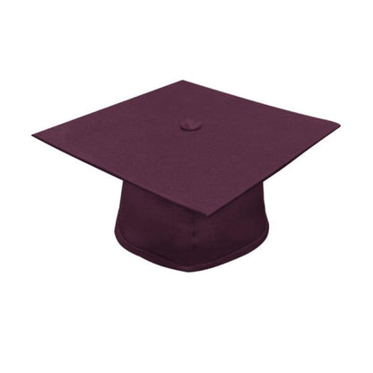 Matte Maroon High School Cap & Gown - Graduation Seller