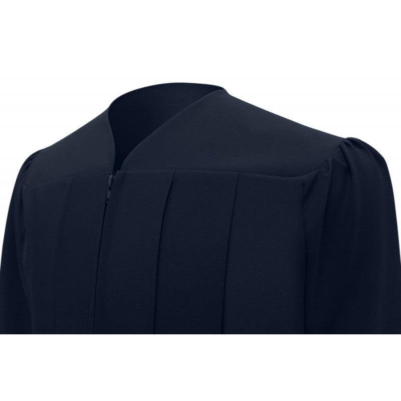 Matte Navy Blue Elementary Cap & Gown - Graduation Seller