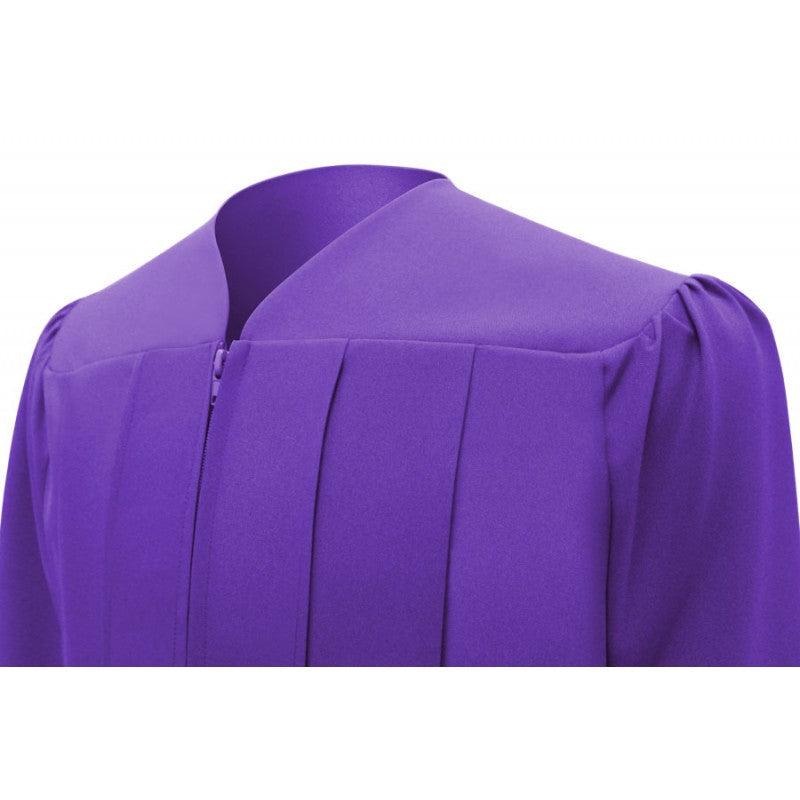Matte Purple Elementary Cap & Gown - Graduation Seller