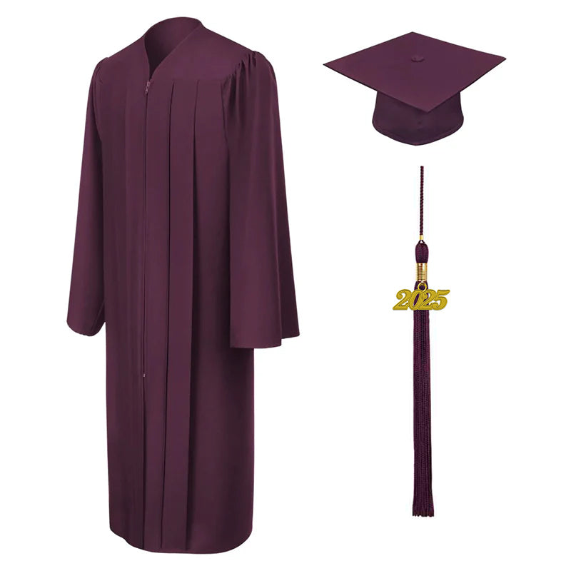 9 Matte Junior High/Middle School Cap & Gown