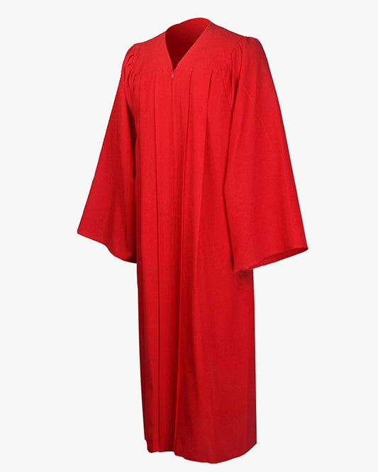 High School Premium Matte Graduation Gown Only - Red TEST - Graduation Seller