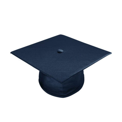 Shiny Navy Blue Junior High/Middle School Cap & Gown - Graduation Seller