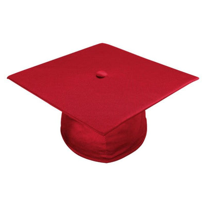 Shiny Red Bachelors Cap & Gown - Graduation Seller
