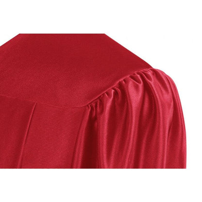 Shiny Red Bachelors Cap & Gown - Graduation Seller