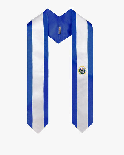 17 Country Flag Graduation Stoles Embroidery Sashes for Study Aboard International Students - Graduation Seller